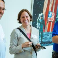 Guests at the Engineering Design Project Preview Event